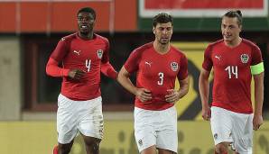 Kevin Danso beim ÖFB-Länderspiel gegen Uruguay in Wien