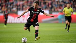 Julian Baumgartlinger bei Leverkusen.