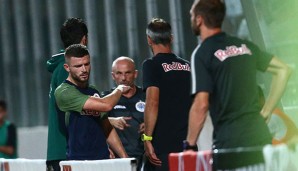 Valon Berisha wurde kurz vor Spielende vom Platz geschickt