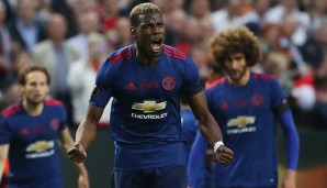 Paul Pogba trifft für Manchester United