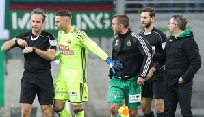 Tobias Knoflach ist seit dem Start der Frühjahrsmeisterschaft Einser-Goalie bei Rapid Wien