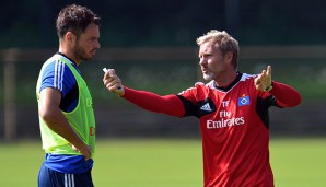 Thorsten Fink und Heiko Westermann kennen sich noch aus HSV-Zeiten