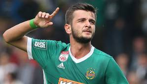 Giorgi Kvilitaia verabschiedet sich emotional vom SK Rapid.