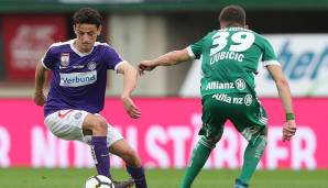 9. Vesel Demaku (Austria Wien, 500.000 Euro): Der 18-jährige zentrale Mittelfeldspieler zählt ebenfalls zu den großen Hoffnungen in Favoriten. Lief für die Austria unter Thomas Letsch neun Mal im defensiven Mittelfeld auf.