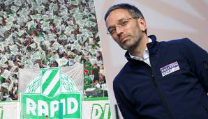 Herbert Kickl: Gewinnt bei Rapid-Fans keinen Beliebtheitspreis