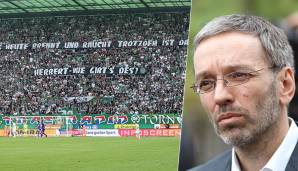 Herbert Kickl und Rapid-Fans: Keine Liebesbeziehung