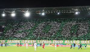 Die Fans des SK Rapid Wien erhalten Solidaritätsbekundungen.