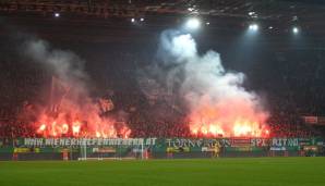 Der Block West des SK Rapid