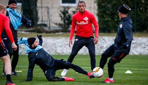 Salzburg im Training.