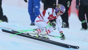 Anna Veith beim Super-G von Val d'Isere