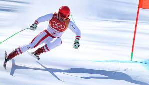 Marcel Hirscher machte auf der Olympia-Abfahrt eine gute Figur