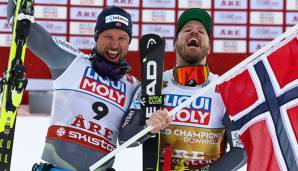 Jansrud und Svindal jubeln