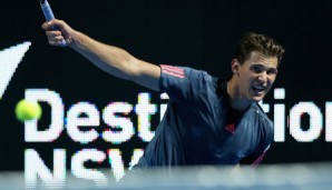 Dominic Thiem wird in der ersten Hauptrunde der Australian Open am Dienstag vor eine Prüfung gestellt