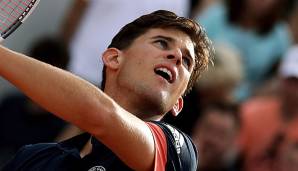 Dominic Thiem hat am Donnerstag noch Arbeit vor sich