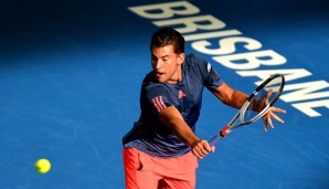 Dominic Thiem hatte im Kampf ums Brisbane-Halbfinale in drei Sätzen das Nachsehen