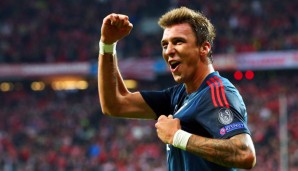 Mario Mandzukic ist mit der aktuellen Entwicklung beim FCB sehr zufrieden