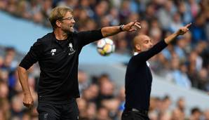 Jürgen Klopp trifft mit dem FC Liverpool im CL-Viertelfinale auf Pep Guardiolas Manchester City.