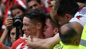 Fernando Torres erzielte bei seinem letzten Spiel für Atletico einen Doppelpack.