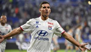 Platz 17: Houssem Aouar (Olympique Lyon), Position: ZM - Gesamtstärke: 81 - Potenzial: 89 - Steigerung: +8