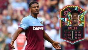 SEBASTIEN HALLER (West Ham United): Rating von 83.