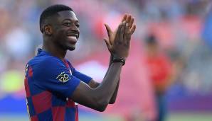 Platz 7: Ousmane Dembele (PFC Barcelona), Position: RF/LF - Gesamtwertung: 84 - Potenzial: 90 -Steigerung: +6