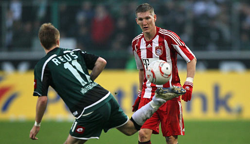 Das Hinspiel zwischen Borussia Mönchengladbach und dem FC Bayern München endete 3:3