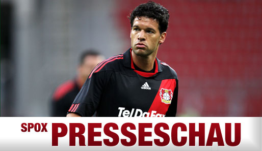 Michael Ballack wechselte in dieser Saison vom FC Chelsea zu Bayer Leverkusen