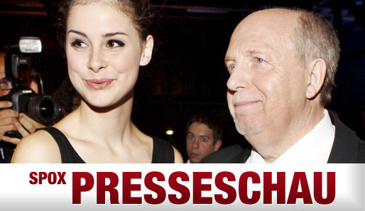 Der "Spiegel" vergleicht Sebastian Vettel mit Lena Meyer-Landrut (hier mit Reiner Calmund)