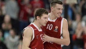 Janis Strelnieks und Daniel Theis mischen derzeit mit Bamberg die Euroleague auf