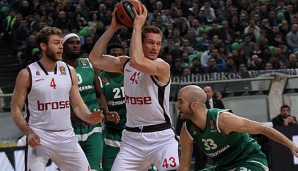 Brose Bamberg verkaufte sich bei Panathinaikos lange Zeit teuer