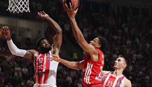 Die Basketballer von Bayern München warten in der EuroLeague weiter auf ihren ersehnten ersten Sieg. Im Kellerduell bei Roter Stern Belgrad mussten sich die Bayern mit 72:78 (43:44) geschlagen geben.