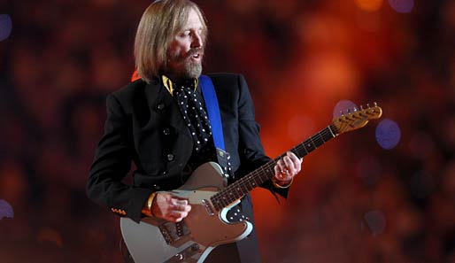 Tom Petty bei der Halftime-Show