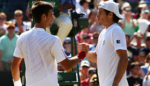 Am Ende zeigte er sich freilich als fairer Verlierer und gratulierte Haas zu seinem ersten Hablfinale in Wimbledon