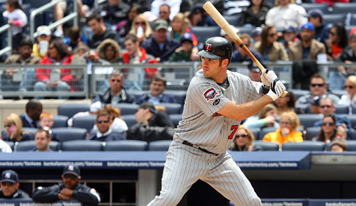 Joe Mauer, Minnesota Twins, Catcher - startet auch beim Homerun Derby