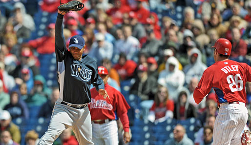 Stattdessen spielt Carlos Pena von den Tampa Bay Rays - der First Baseman ist auch beim Homerun Derby am Start