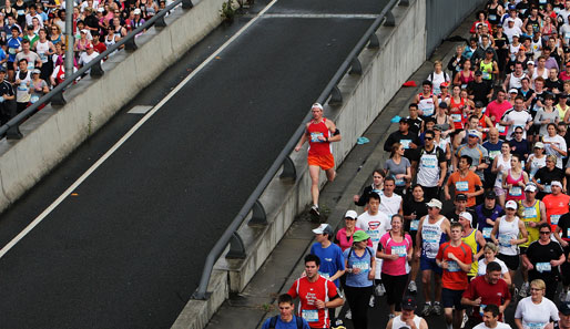 80.000 Teilnehmern beim "City 2 Surf Run" in Sydney, und nur einer kennt die Abkürzung am Kings Cross Tunnel