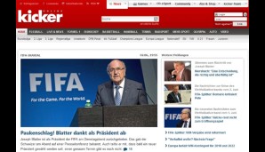 Auch bei den Kollegen vom Kicker dominiert die Causa Blatter und die verschiedensten Facetten der Affäre