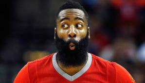 Platz 8: JAMES HARDEN - 67 Triple-Doubles in 919 Spielen - Thunder, Rockets, Nets (Stand: 31. Januar 2022)