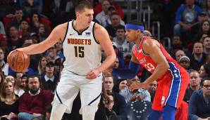 Platz 7: NIKOLA JOKIC - 69 Triple-Doubles in 497 Spielen - Nuggets (Stand: 31. Januar 2022)