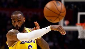 Platz 7: LEBRON JAMES - 10.067 Assists in 1.369 Spielen - Cavaliers, Heat, Lakers (Stand: 23. Oktober 2022)