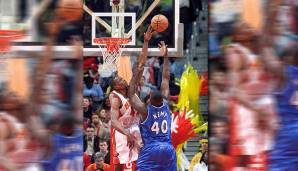 Platz 20: Theo Ratliff - 1.968 Blocks in 810 Spielen - Pistons, 76ers, Hawks, Blazers, Wolves, Bobcats, Lakers