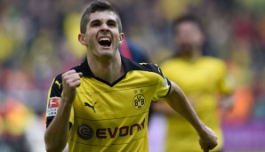 Platz 1: Christian Pulisic, Borussia Dortmund, 17 Jahre - 7 Monate - 5 Tage