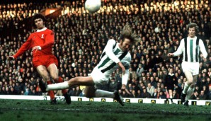 12.4.1978: Gladbach ist zum zweiten Mal an der Anfield Road, verliert wieder 0:3 und scheidet wieder aus. Ein Jahr zuvor war man im Landesmeister-Finale an Liverpool gescheitert