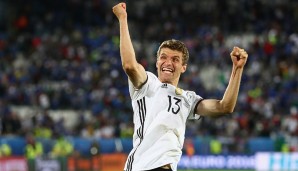 9. Platz: Thomas Müller (11 Einsätze)