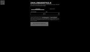 ... Zahlungsdetails per Lastschrift oder Kreditkarte hinterlegen und ab geht die Reise ins DAZN-Universum