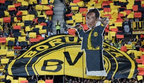 "Der BVB gibt den Takt vor", ist die Message dieser Choreo. Klar, verständlich, lässiges Design