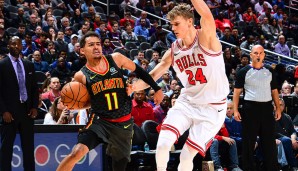 Platz 3: Die Chicago Bulls und Atlanta Hawks benötigten dagegen gleich vier Verlängerungen, um einen Sieger zu finden. Die Bulls gewannen am 1. März 2019 mit 168:161 (329) gegen die Hawks - es war das punktreichste Spiel im 21. Jahrhundert.