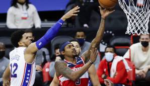 60 Punkte: BRADLEY BEAL (Washington Wizards) im Januar 2021 gegen die Philadelphia 76ers