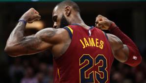 Das hielt LeBron aber nicht davon ab, auch in seiner 15. Saison zu dominieren. Mit 33 Jahren trug er ein marodes Cavs-Team fast eigenständig in seine achten Finals in Serie.