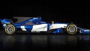 25 Jahre in der Formel 1 - Sauber feiert sein Jubiläum. Sponsoren hatte das Team allerdings schon mal mehr... Die größten Flächen sind weiß